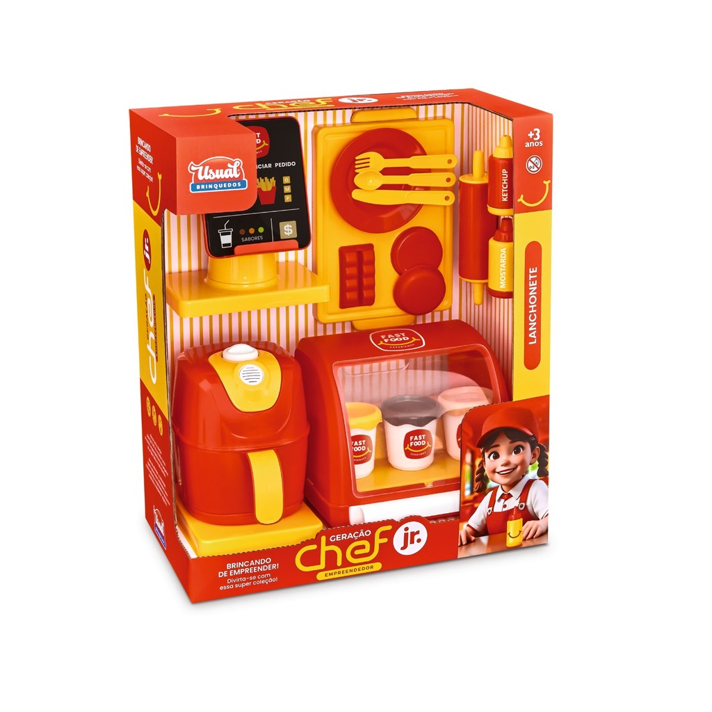 Lanchonete Kit Master Geração Chef Jr.