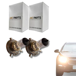 Par Lâmpada Halogena H4 3000k 12v 60/55w P43t Mc Parts