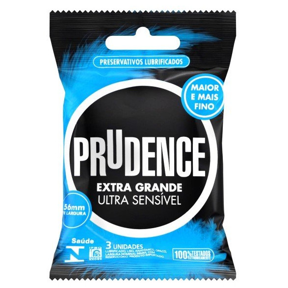 Preservativo Prudence Extra Grande Ultra Sensivel em Oferta na Shopee