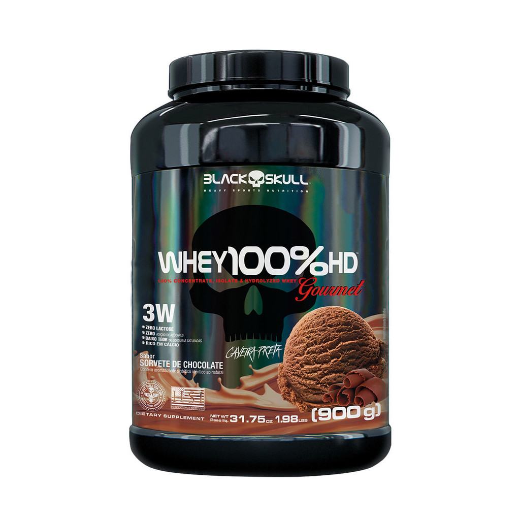 WHEY 100%HD GOURMET 900g BLACKSKULL - Health