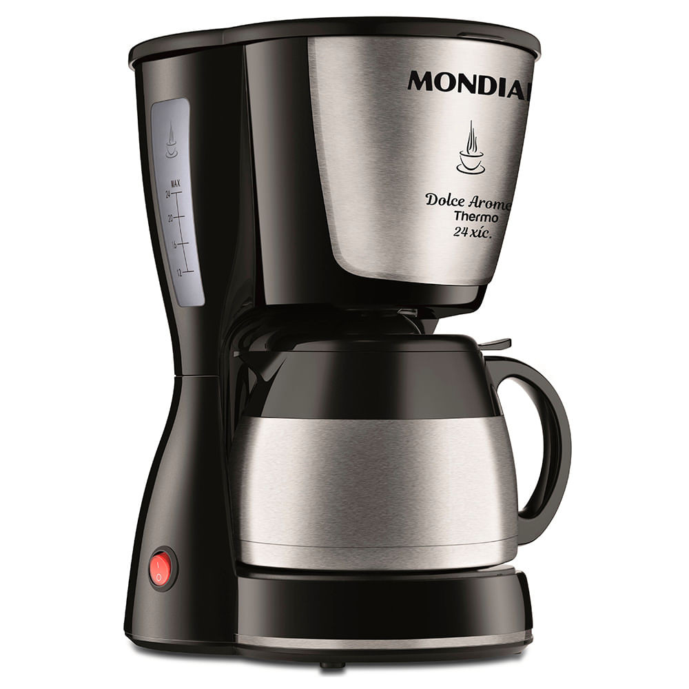Cafeteira Elétrica Dolce Arome Thermo Mondial Preto 800W C-33 JT 24X em Oferta na Shopee