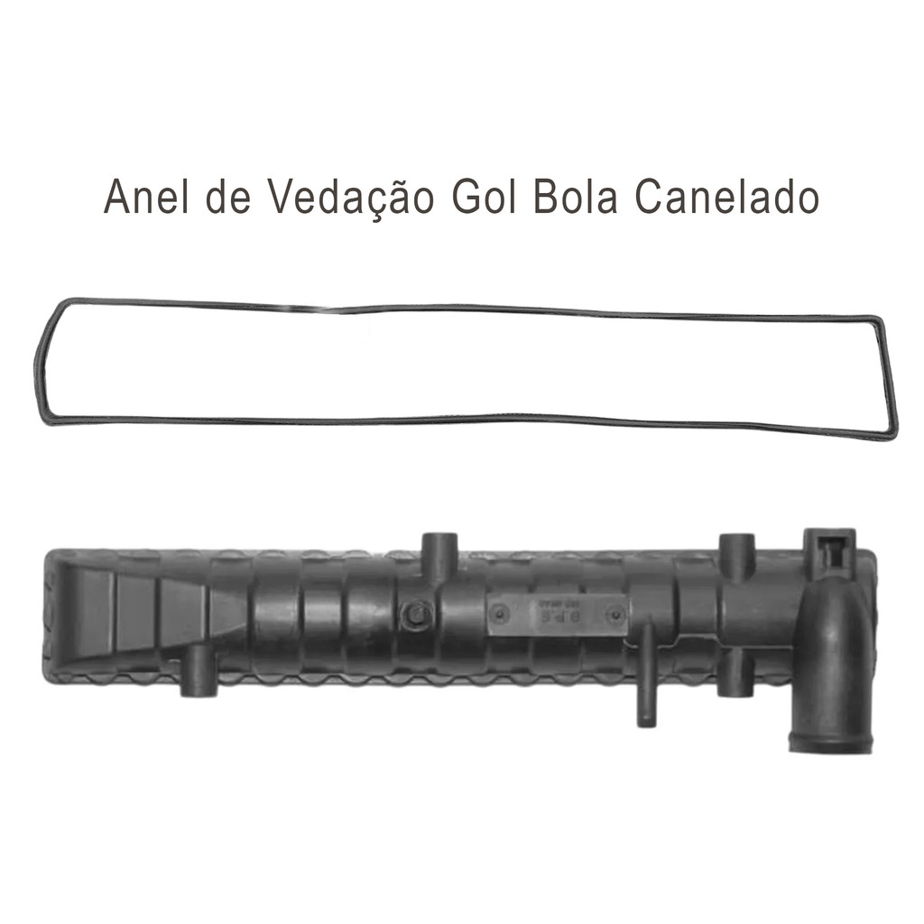 Anel de Vedação Caixa Radiador Gol Bola Canelado — imagem 2 de 2