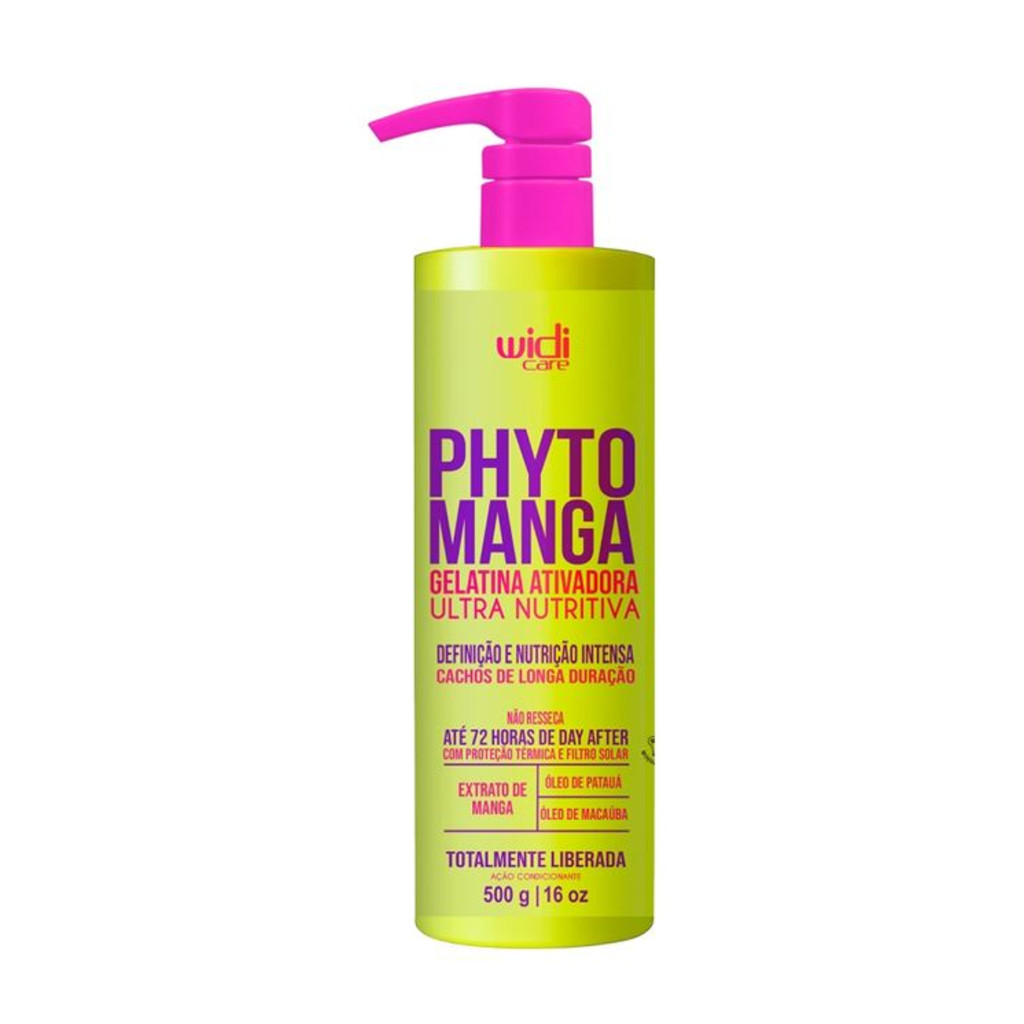 Gelatina Phytomanga 500 Gramas Ativadora Ultra Nutritiva