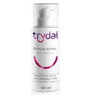 Espuma Antisséptica Bucal Trycal com Cloramina T 50ml em Oferta na Shopee