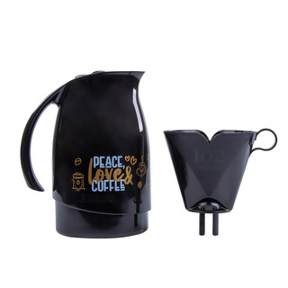 Kit Bule Garrafa Térmica 700ml Filtro 102 Coador Preto Sanremo