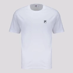 Camiseta Fila Comfort Classic Branca e Preta