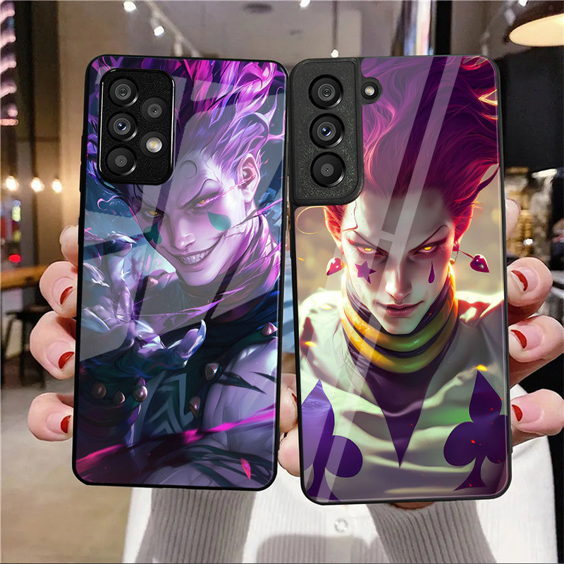 hunter x hisoka 06 Capa De Telefone De Vidro Para Samsung Galaxy A14 A16 A30 A22 A32 A33 A34 A40 A42 A55 4G A52 A53 A54 