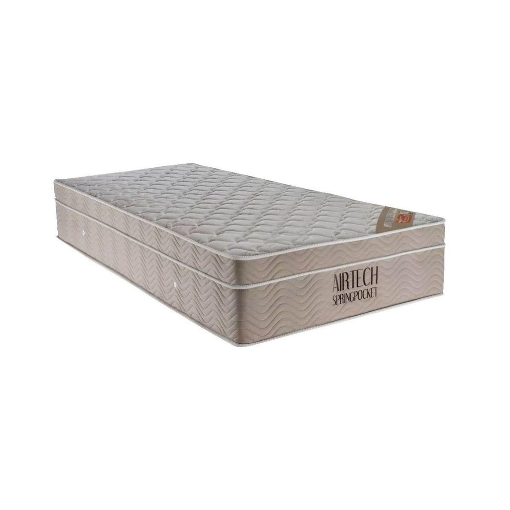 Colchão Solteiro Molas Ensacadas SuperPocket Airtech Spring OrtoPillow (78x188x30) - Ortobom