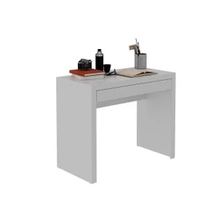 Escrivaninha p/ Escritório ME4107 c/ 1 Gaveta Branco - Tecno Mobili