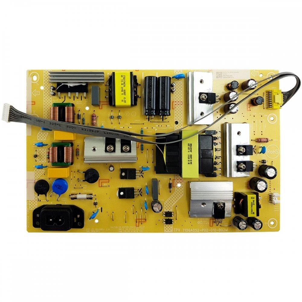 Placa fonte Smart TV LED Philips 55PUG7406/78 - 715GA052-P02-010-B03M
