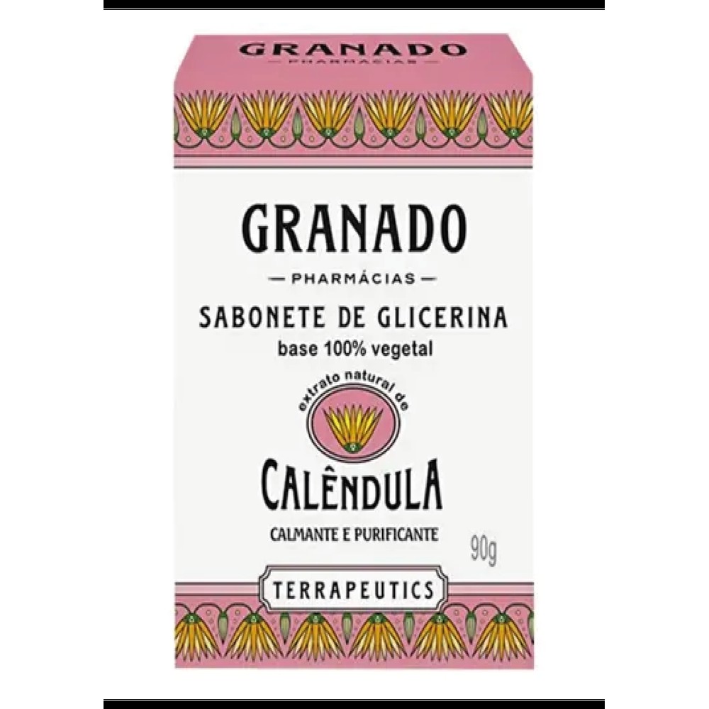 Sabonete Glicerina Granado Terrapeutics Calendula 90g em Oferta na Shopee