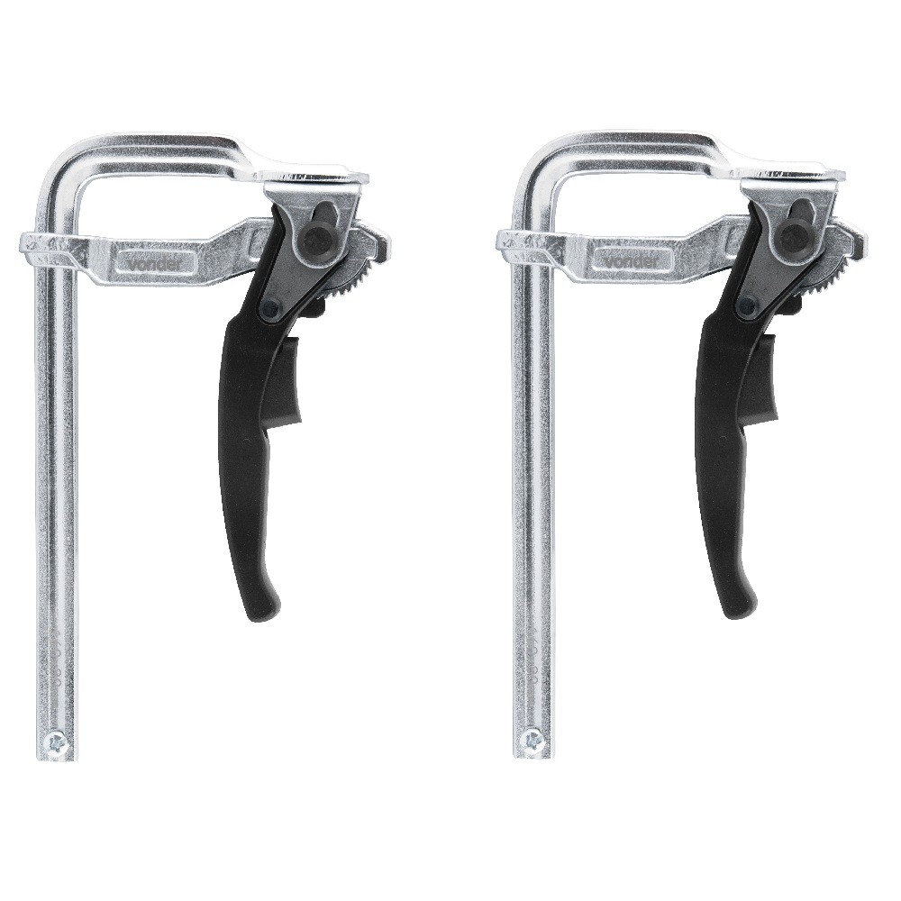 2 Grampos Tipo Sargento Aperto Rápido 6.1/4  160 Mm Vonder