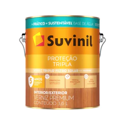 Verniz Cor e Proteção B. Água Imbuia Brilhante 3,6L Suvinil