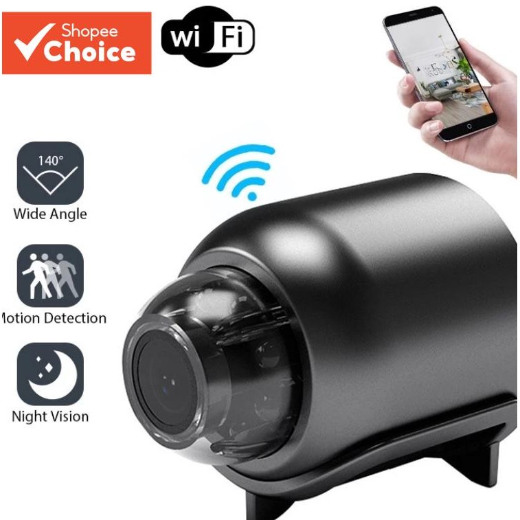 Câmera Super CCTV Sem Fio 140 Graus Grande Angular WIFI IP Movimento De Segurança