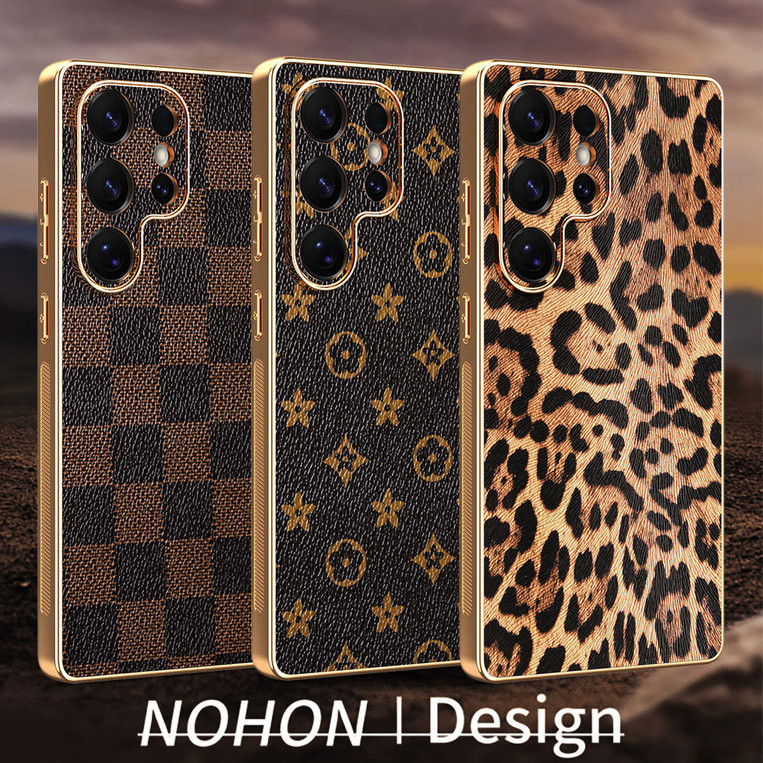 Capa de celular Telefone Couro Luxuosa para Samsung Galaxy S26 S25 S24 S23 S22 S21 FE Ultra Plus 5G Capinha anti impacto