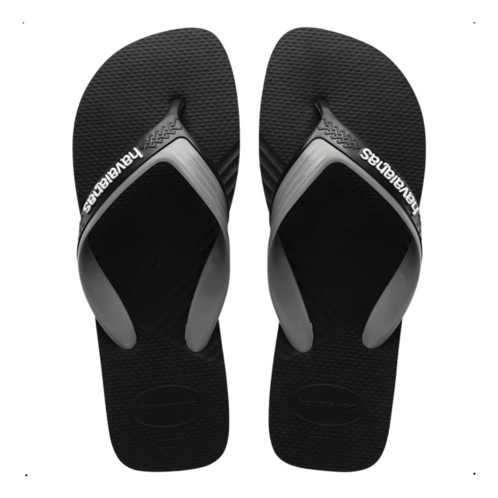 Chinelo masculino havaianas dual preto tira larga original