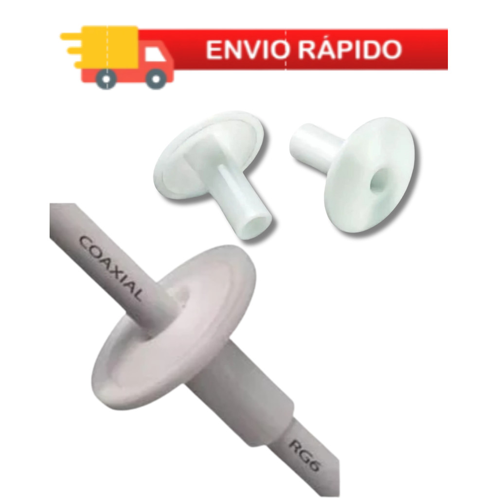 Escolha 10 até 40 peças Bucha Passagem Cabo Coaxial Para Acabamento Pacote em Oferta na Shopee