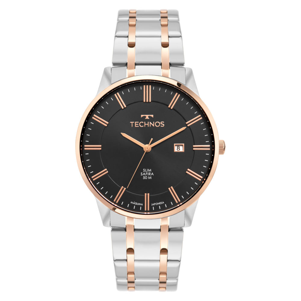 Relógio Technos Masculino Slim Bicolor - GM10YW/1F