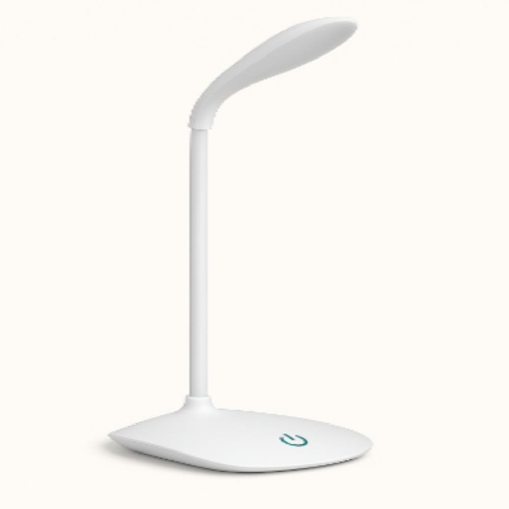 ABAJUR LED TOUCH BRANCA LUMINARIA MESA ARTICULADA FLEXIVEL LEITURA ESTUDO