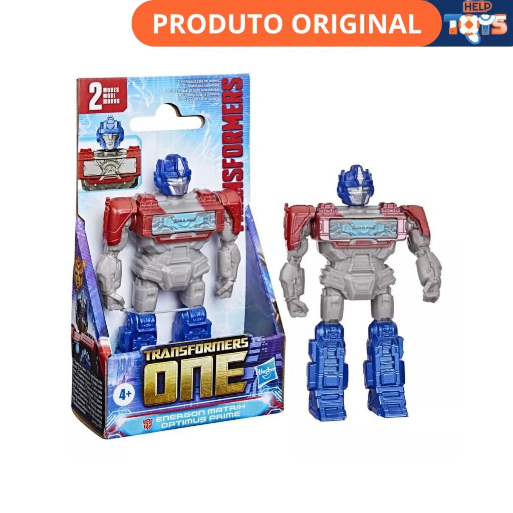 Boneco Transformers Optimus Prime Energon Reveal Robô de Ação Articulado Brinquedo Infantil
