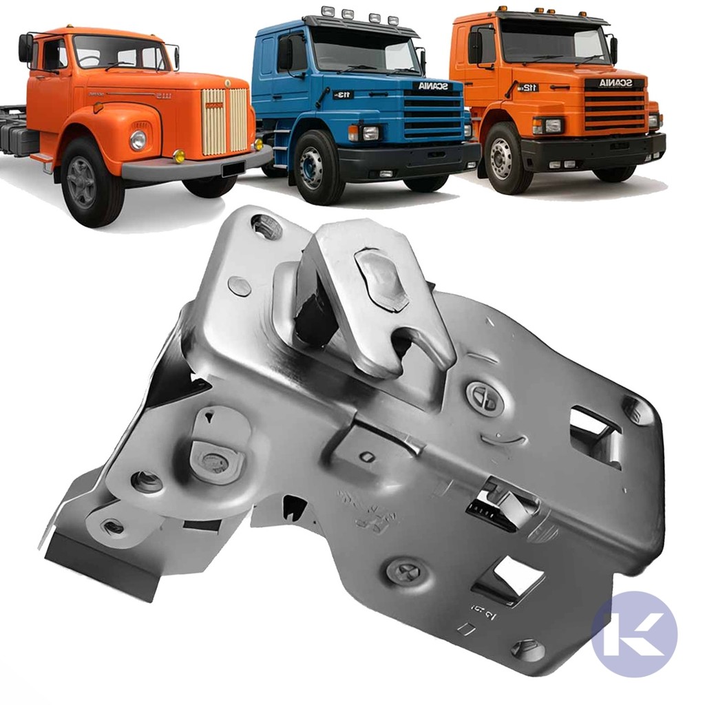 Fechadura Mecânica Porta Dianteira Scania 112 113 Saab 1980 81 82 83 84 85 86 87 88 89 90 91 a 1997