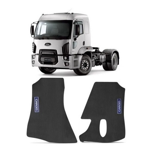 Tapete Caminhão 2 Peças específico Ford Cargo 815 - 1985 86 87 ... 15 16 2017 PVC