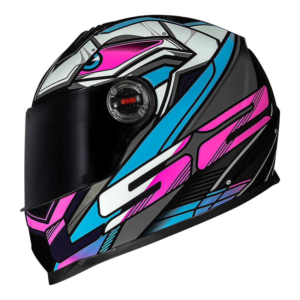 CAPACETE LS2 FF358 XDRON CYAN em Oferta na Shopee