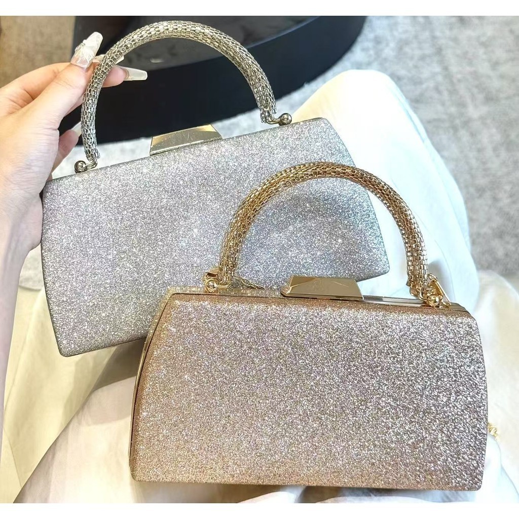Bolsa Clutch De Noite De Mão Com Corrente Para Mulheres De Ombro Para Festa De Casamento em Oferta na Shopee