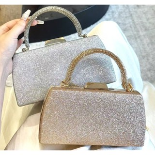 Bolsa Clutch De Noite De Mão Com Corrente Para Mulheres De Ombro Para Festa De Casamento em Oferta na Shopee