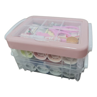 Kit De Costura Completo Com 84 Peças E Estojo - Viagem em Oferta na Shopee