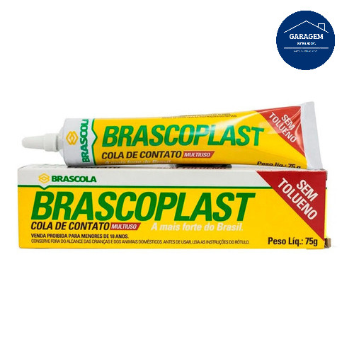 Cola de Contato Adesivo Multiuso Brascoplast ST 75g Cola de Sapateiro Brascola