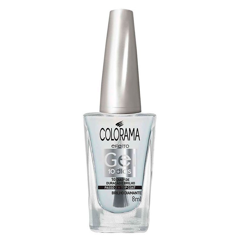 Esmalte Colorama Efeito Gel Top Coat Brilho Diamante - Beauty