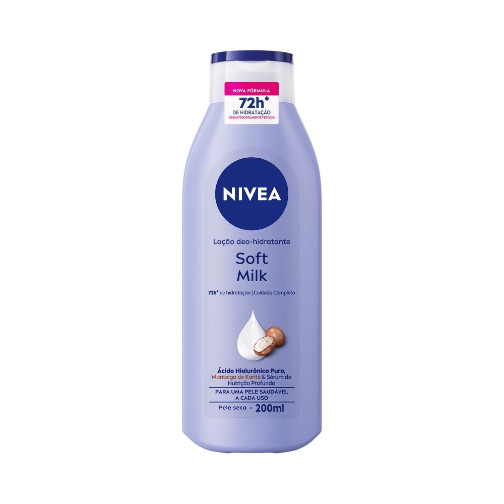 Creme Hidratante Corporal Nivea Body Soft Milk 200ml - Beauty