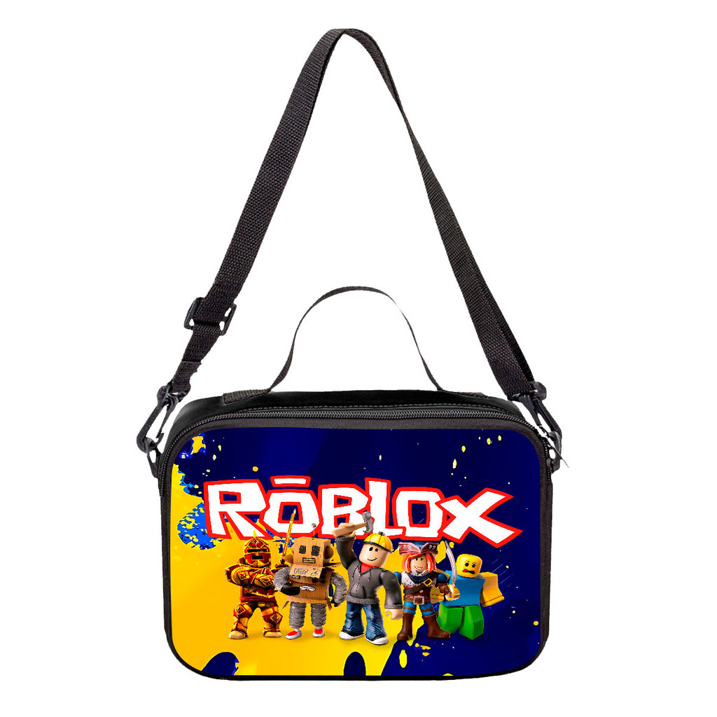 Lancheira Térmica Infantil Escolar Roblox Repartição Interna em Oferta na Shopee
