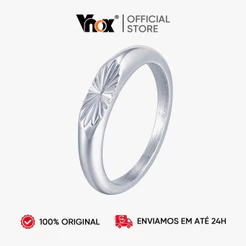 Anéis De Aço Inoxidável Vnox Para Homens E Mulheres , Cor Prateada , Não Desbota , Raios Ondulados , Textura , Sinete ,