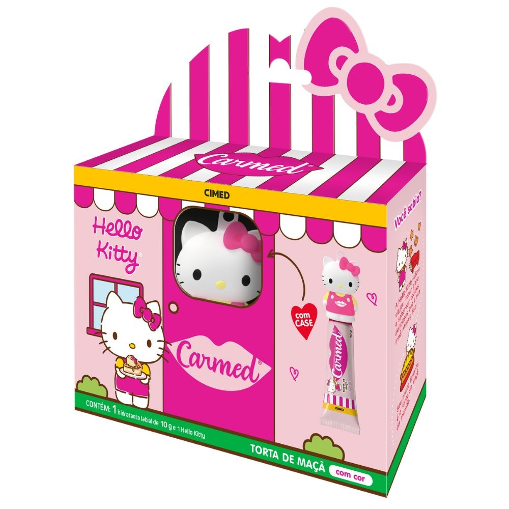 Protetor Labial Carmed Hello Kitty Torta de Maçã 10g