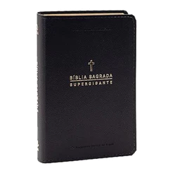 Bíblia Sagrada | Letra Supergigante | NAA | Capa Luxo Preta