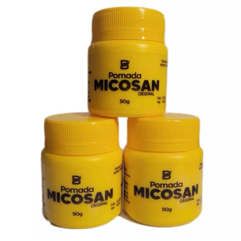 Pomada clareadora  micosan kit 3 pomadas
