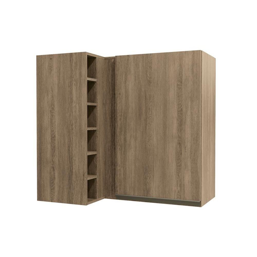 Armário de Cozinha Modulado Canto Reto Maxxi G768 1 Porta 98cm Nogal - Kappesberg