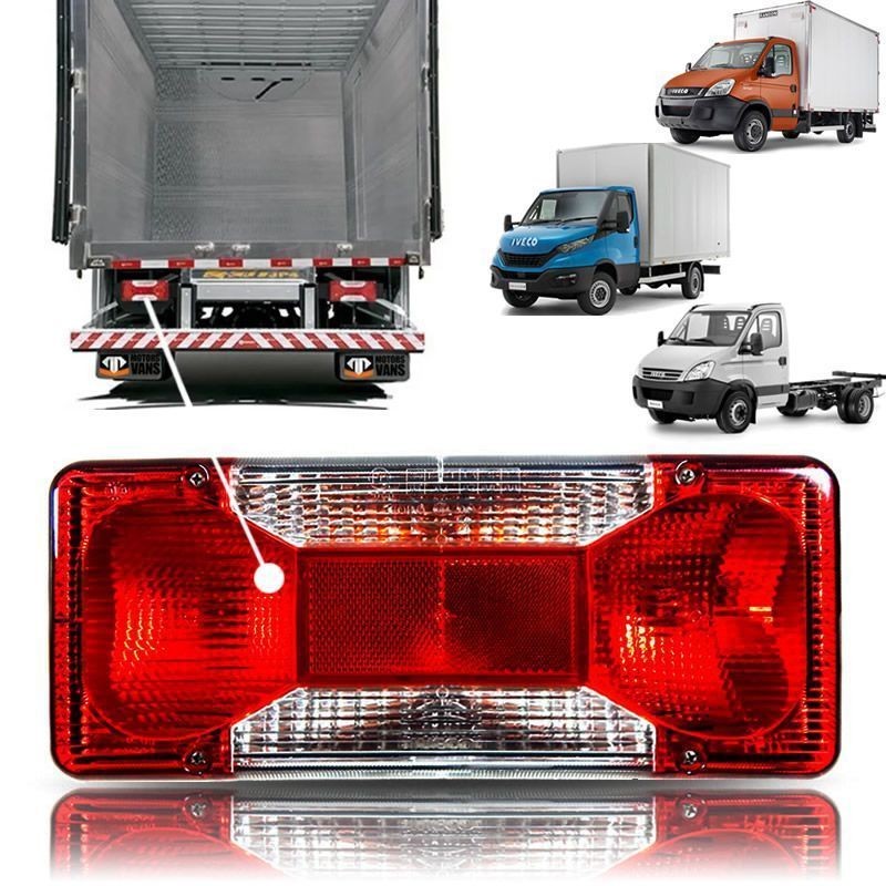 LANTERNA TRASEIRA IVECO DAILY CHASSI 2008 Á 2022 LADO ESQUERDO ORIGINAL - 5801631431