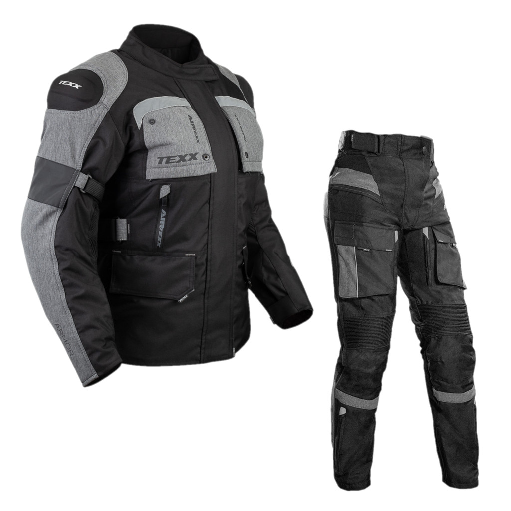 Roupa Moto Texx Armor Conjunto Feminino Preto Cinza em Oferta na Shopee