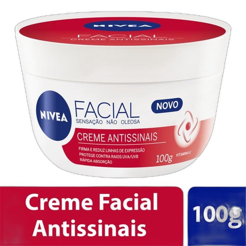 Creme Hidratante Facial Nivea Antissinais 100G em Oferta na Shopee