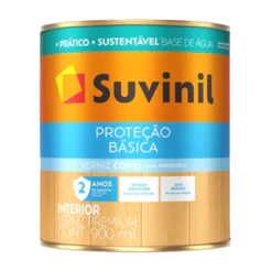 Verniz Proteção Básica Base Água Natural Brilhante 0,9L Suvinil