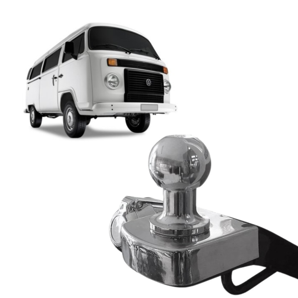 Engate Reboque Volkswagen Kombi furgão/standard/Carat 1997/... Fixo 450KG de tração   Com