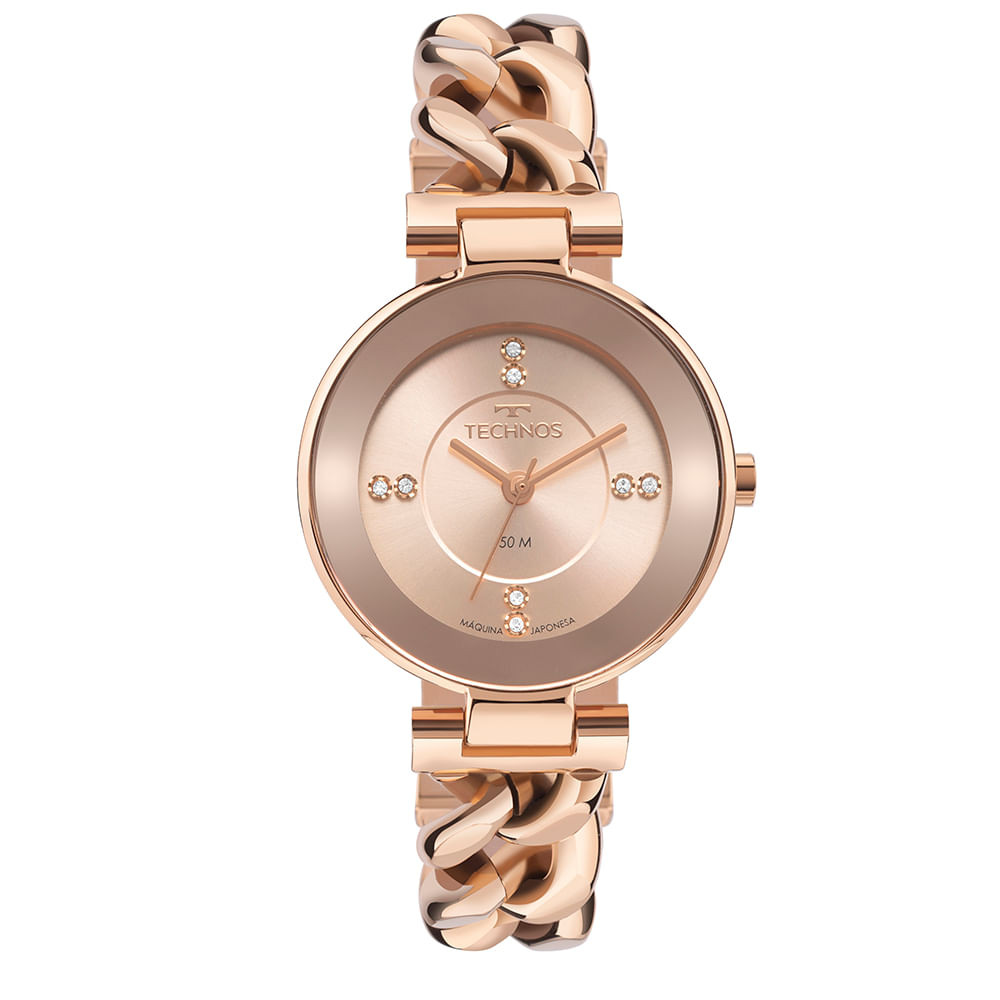Relógio Technos Feminino Elos Rosé - 2036MTN/1J