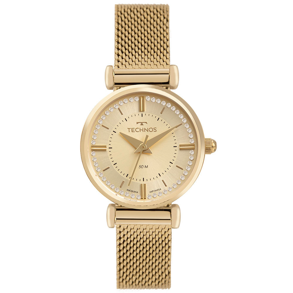 Relógio Technos Feminino Mini Dourado - 2035MXU/1D - Watches
