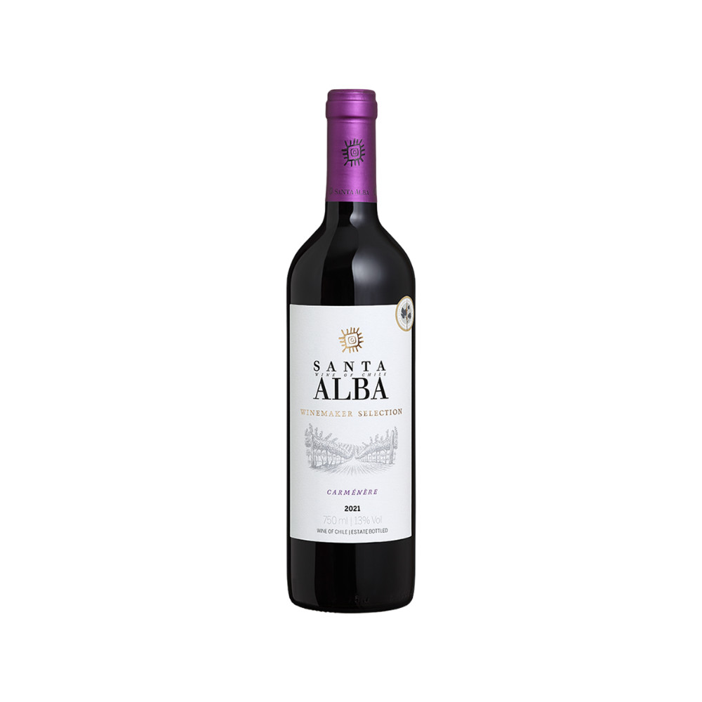 VINHO CHILENO SANTA ALBA WINEMAKER S TINTO CARMENERE 750ML