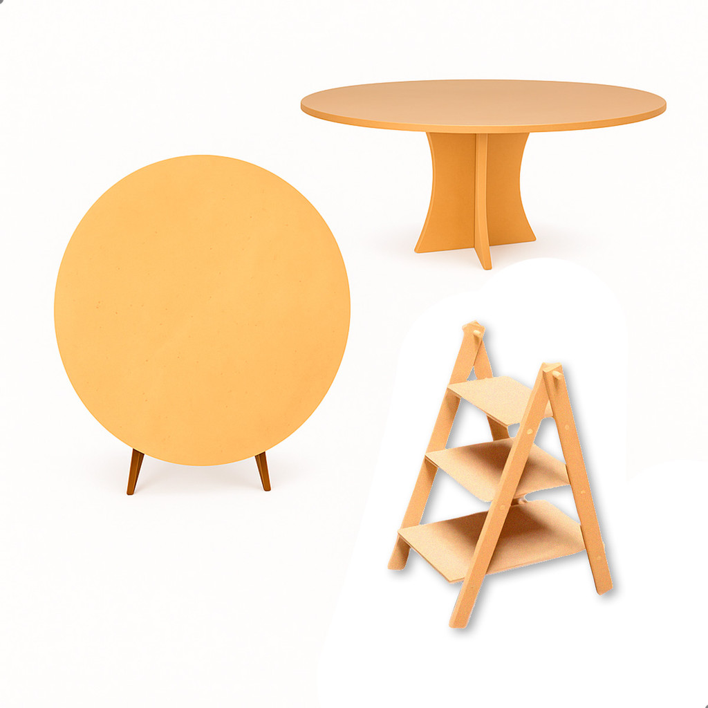 Decoração de Festa Aniversário Mini Kit Mesa Pegue e Monte Desmontável Festa Eventos Mêsversário Chá de Bebê Revelação em Oferta na Shopee