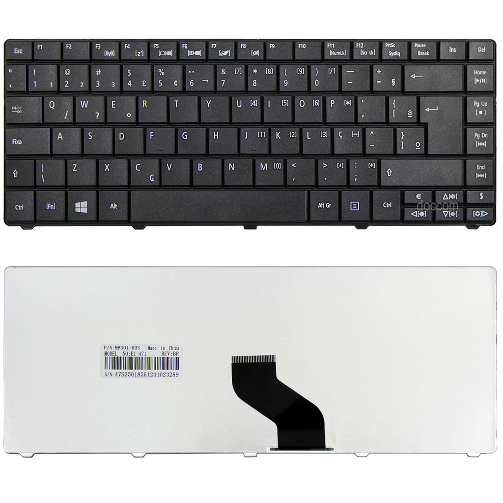 Teclado Para Notebook Acer Aspire E1-421 E1-431 E1-471 Zqz Mp-09g46pa-9204