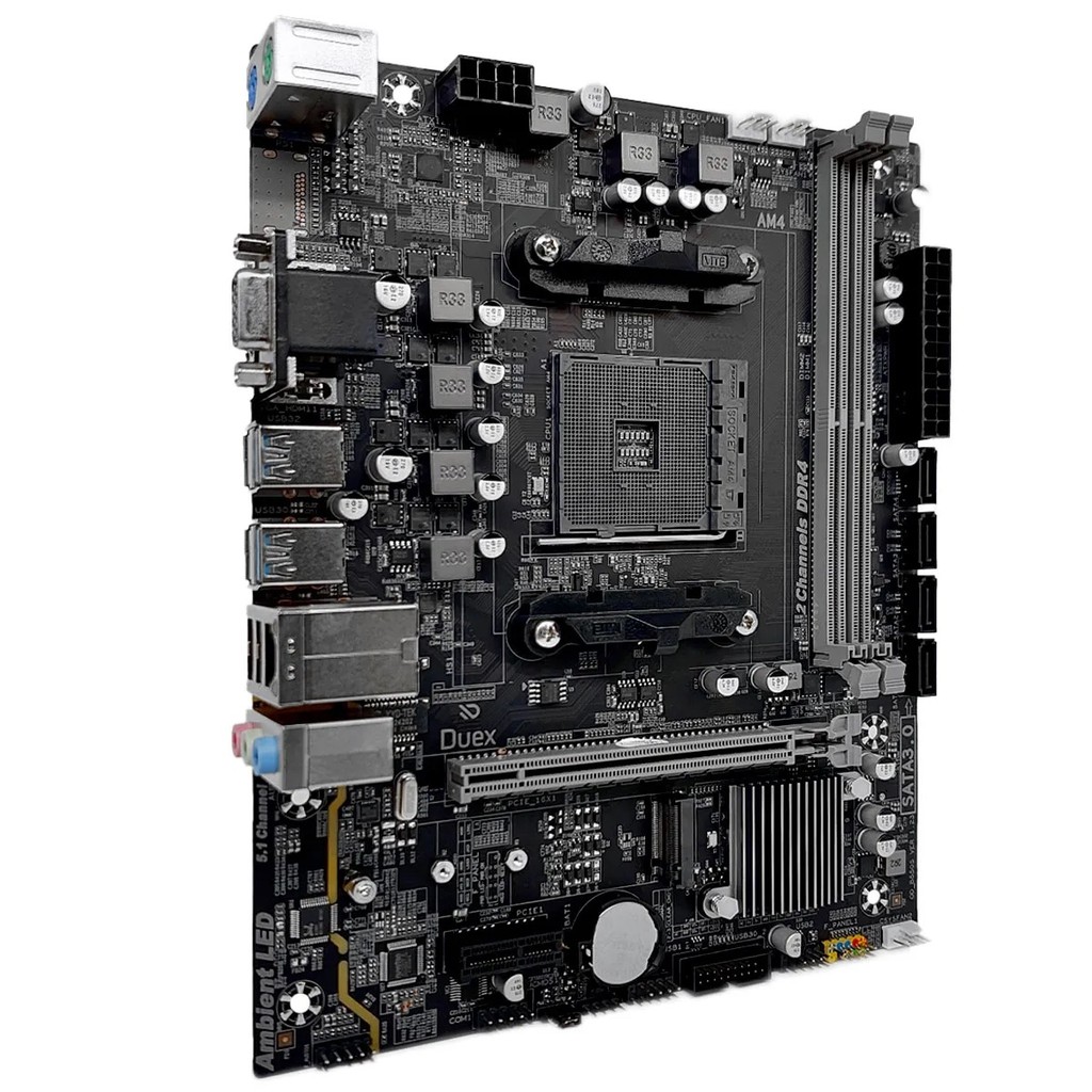 Placa Mãe Duex DXMBA520G, Chipset A520, AMD AM4, mATX, DDR4, Preta - DXMBA520G em Oferta na Shopee